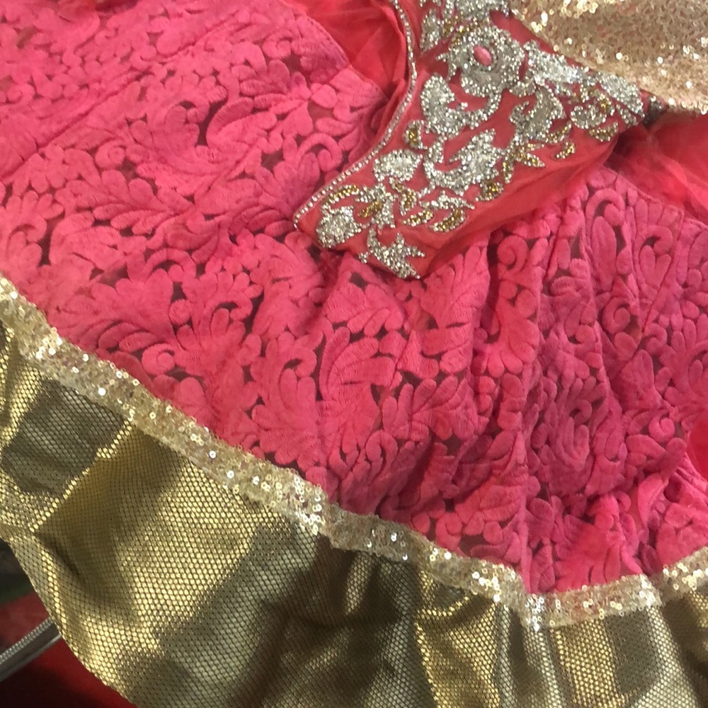 Pretty in pretty Indian gown. - Picture 7 of 10